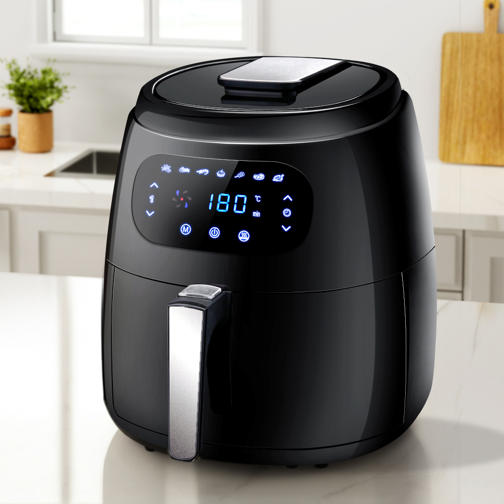 AF-K-E902-BK-16952-07 Devanti Air Fryer 8.5L LCD Fryers - Image 1