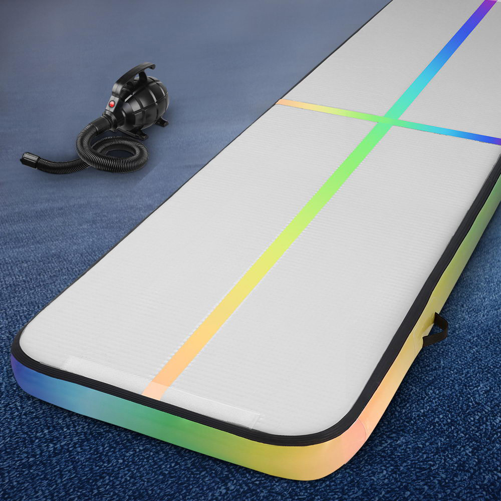 ATM-4-1-01M-MC-AP-202502281200-00 Everfit 4M Air Track Gymnastics Tumbling Exercise Mat Inflatable Mats + Pump - Image 1