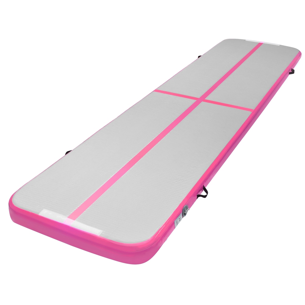 ATM-4-1-01M-PK-202505011200-00 Everfit 4M Air Track Gymnastics Tumbling Exercise Cheerleading Mat Inflatable Pink - Image 1