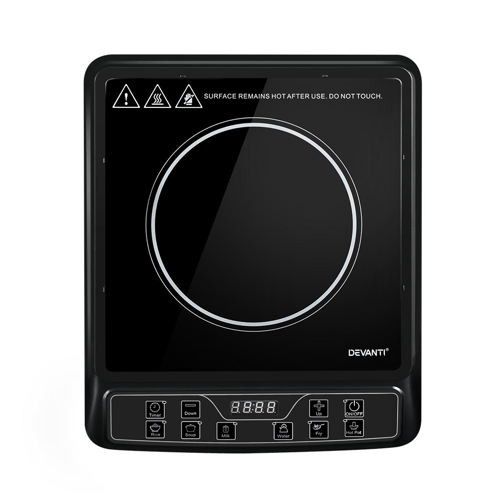 CT-IN-D-YL-20K67-67874-00 Devanti Induction Cooktop 30cm Portable Cooker - Image 1