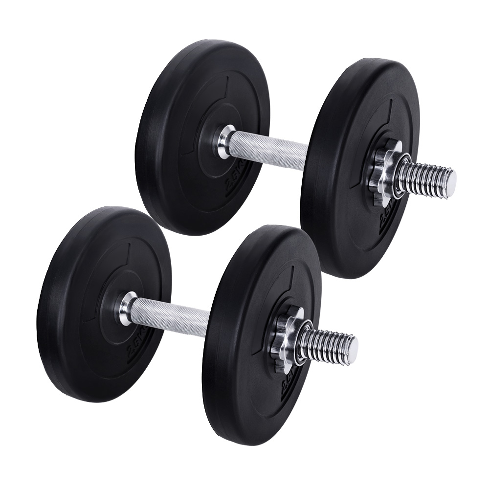 FIT-K-DB-SET-35-A-00 Everfit 15kg Dumbbell Set Weight Plates Dumbbells Lifting Bench - Image 1