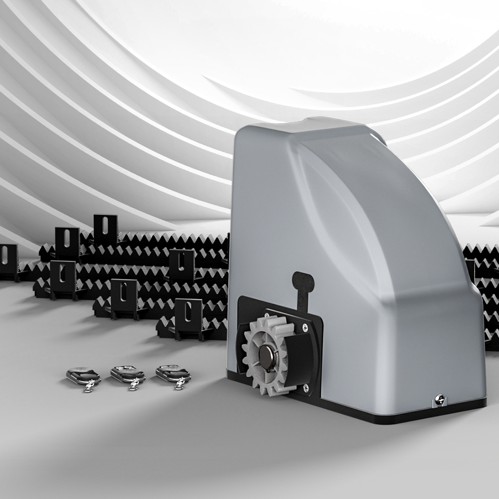 GO-SGO-DSR800-AC-RAILX3-183382-07 Automatic Sliding Gate Opener Kit Keypad 6M 800KG - Image 1