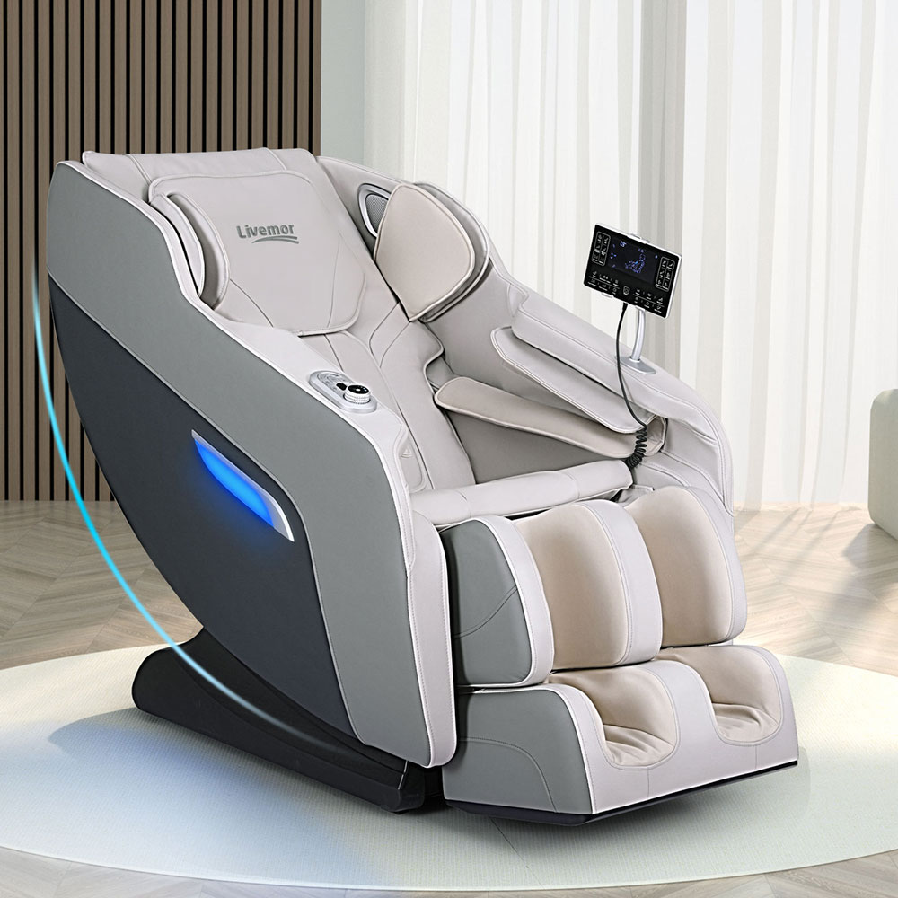 MASCHR-E-BRISA-GY-159081-06 Livemor Massage Chair Electric Recliner Home Massager Brisa - Image 1