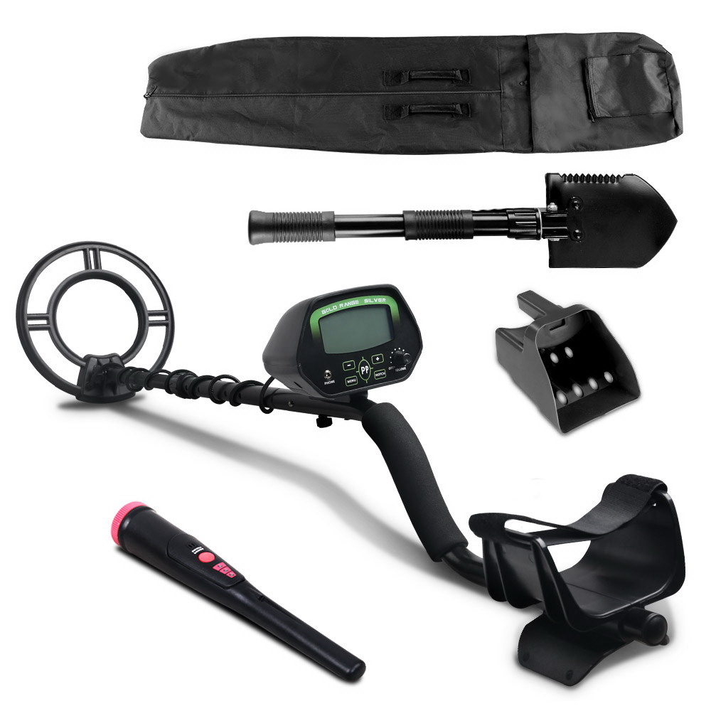 MDETECTOR-C-2007-GC1037-P-00 Metal Detector 220MM Deep Sensitive Waterproof Pinpointer Treasure Hunter Shovel - Image 1