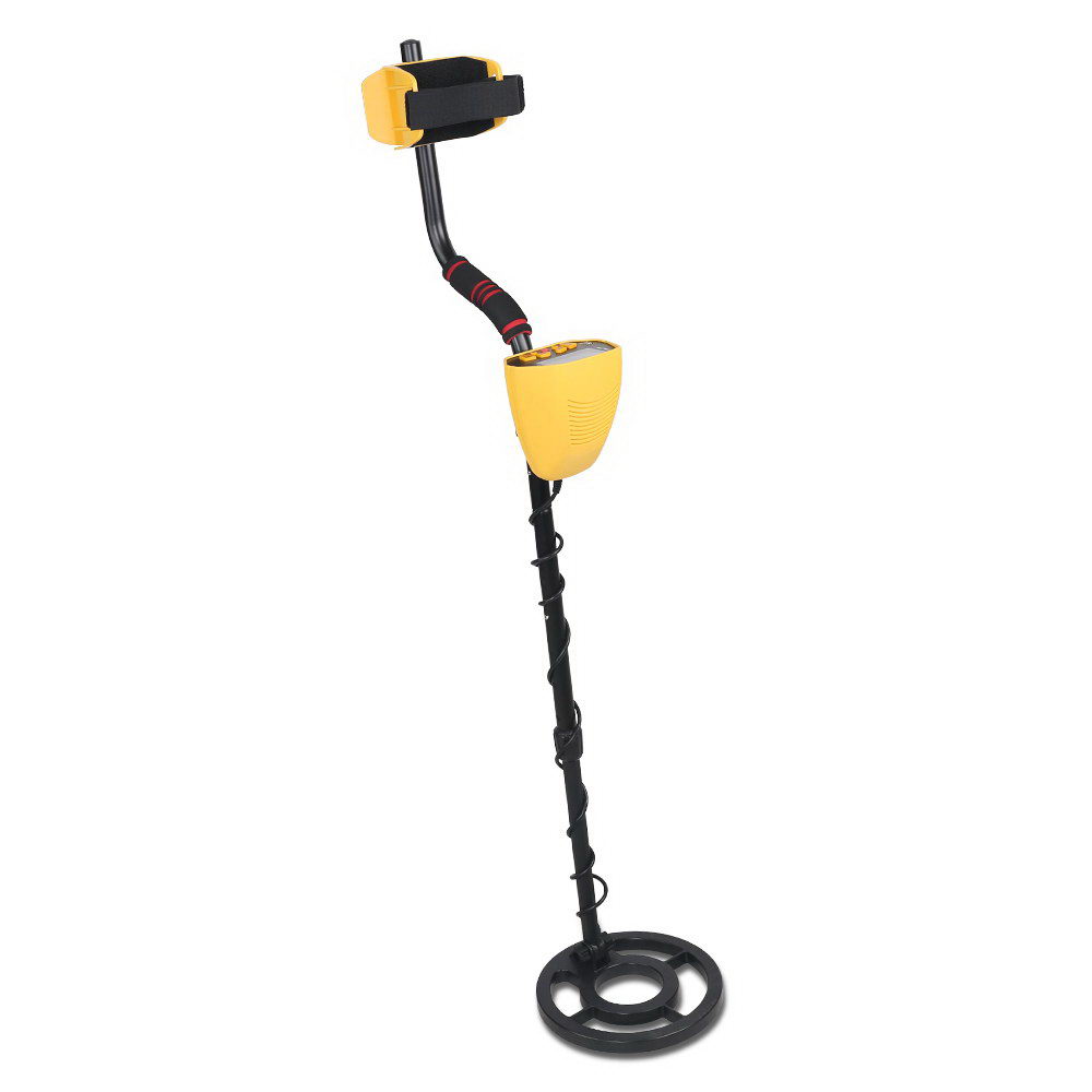 MDETECTOR-C-GC1028-00 Metal Detector 180MM Deep Sensitive Waterproof Treasure Hunter Gold Digger Yellow - Image 1