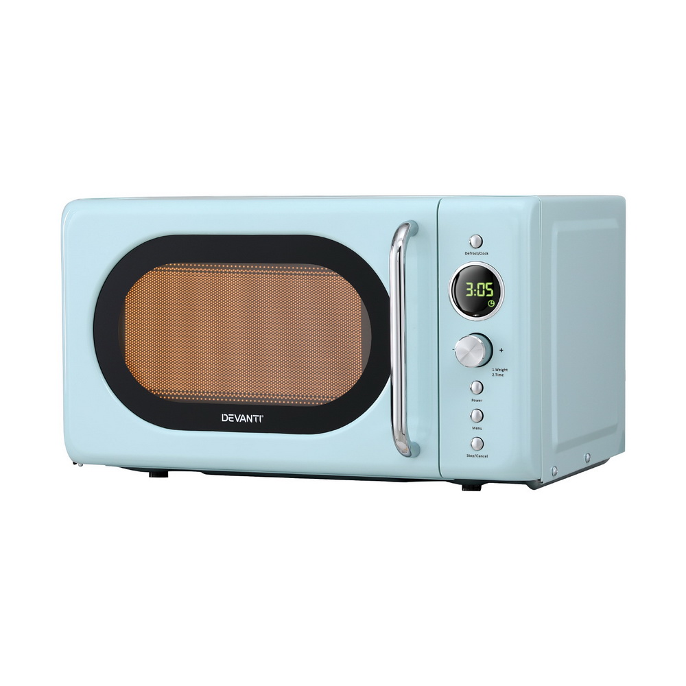 MIO-EF20L-BL-215069-00 Devanti 20L Microwave Oven 800W Blue - Image 1