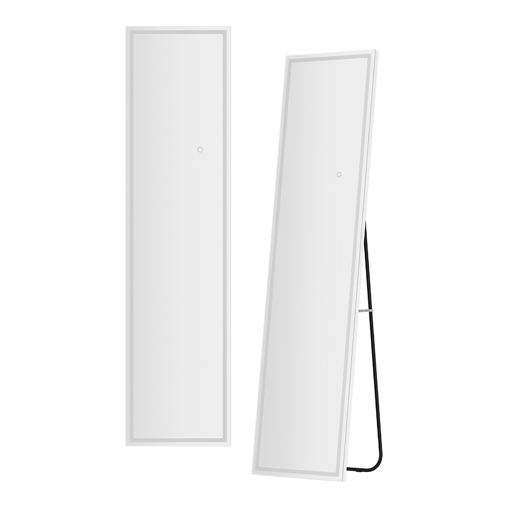 MM-E-WALL-REC-LED-160-173354-00 Embellir Full-Length Floor Wall Mirrors LED Light - Image 1