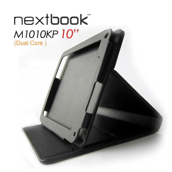 NBBNEXM1010KPST-1_5 Stand Case for Nextbook Tablets M1010KP (Dual Core) - Black - Image 1