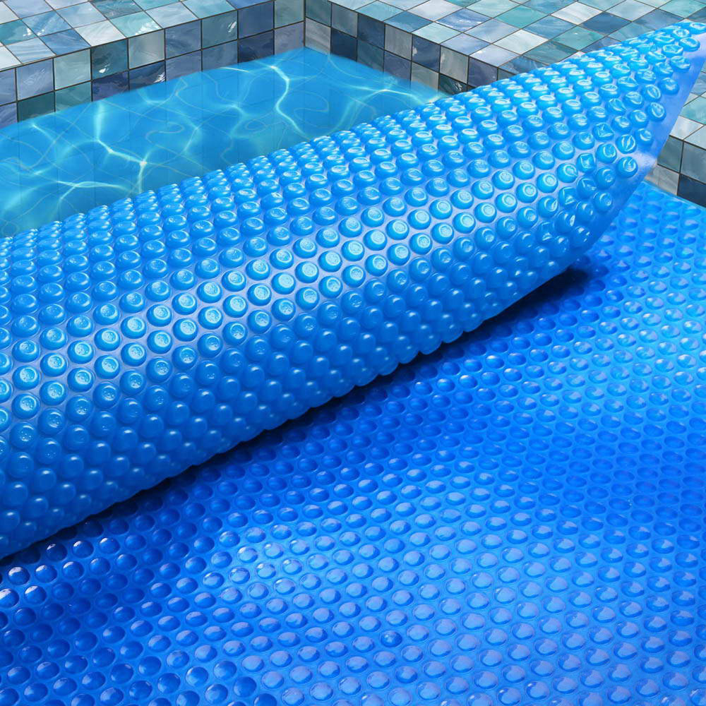 PC-80X42-M-BL-19468-07 Aquabuddy Pool Cover 8x4.2m 400 Micron Swimming Pool Solar Blanket Blue - Image 1