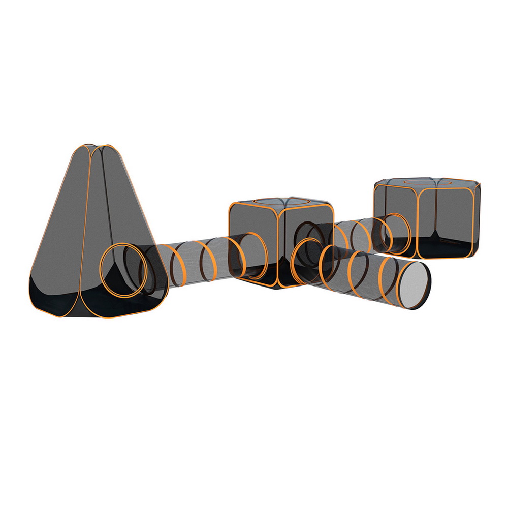 PET-CATPLAYPEN-6IN1-186154-00 i.Pet Pet Playpen Cat House 6 IN 1 Tent Tunnel Dog Cage Puppy Rabbit Play Portable - Image 1