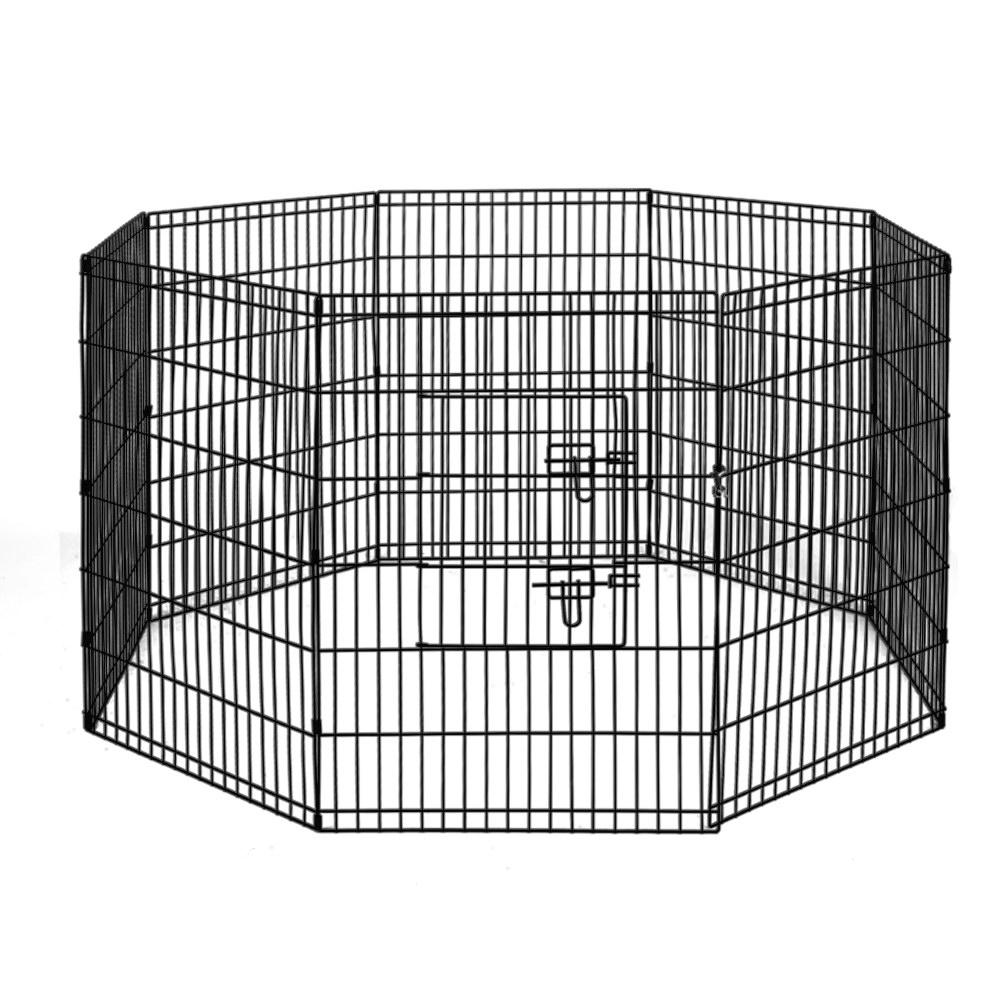 PET-DOGPLAYPEN-36-00 i.Pet 36" 8 Panel Dog Playpen Pet Fence Exercise Cage Enclosure Play Pen - Image 1