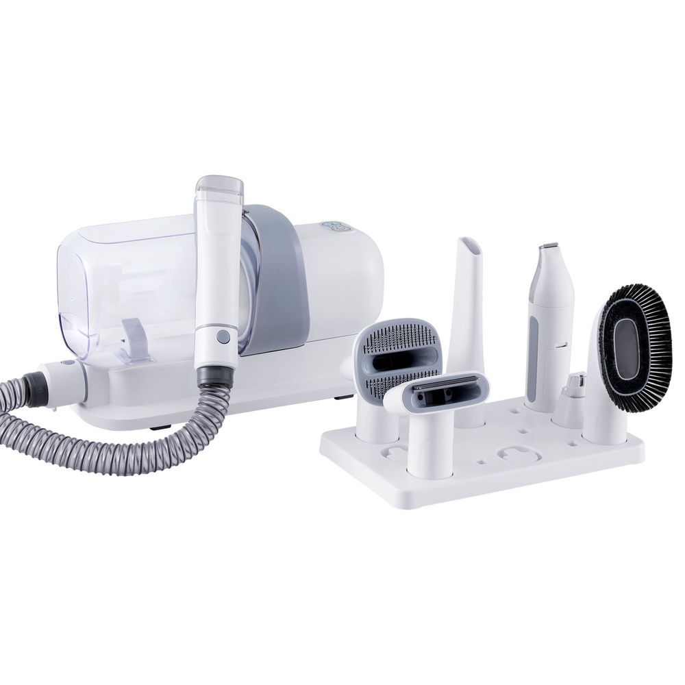PET-DRYER-7IN1-WH-202264-00 i.Pet Pet Grooming Kit Vacuum Dog Cat Hair Dryer Remover Clipper Brushes Cleaning - Image 1