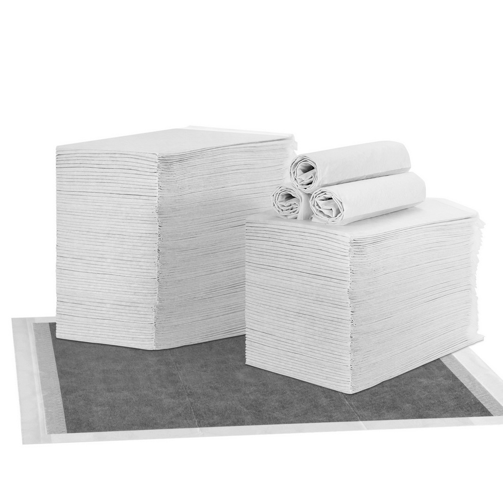PET-PAD-GR-400-172468-00 i.Pet Pet Training Pads 400pcs 60x60cm Puppy Dog Toilet Pee Indoor Super Absorbent Grey - Image 1