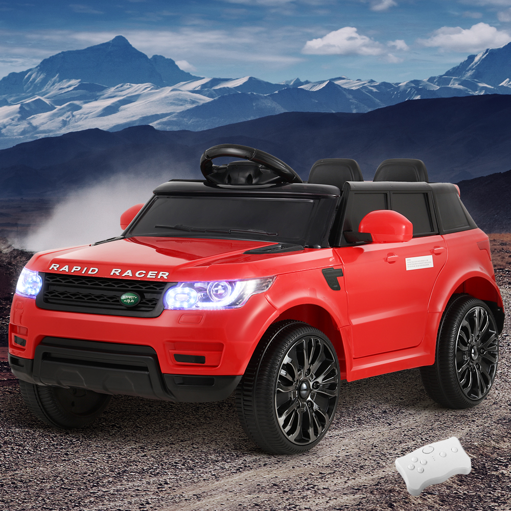 RCAR-RANGEROVER-RD-202502281600-00 Rigo Kids Electric Ride On Car SUV Range Rover-inspired Cars Remote 12V Red - Image 1