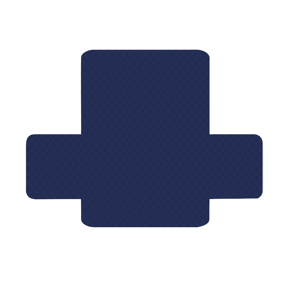 SCOVER-PAD-3-NY-00 Artiss Sofa Cover Couch Covers 3 Seater Quilted Navy - Image 1