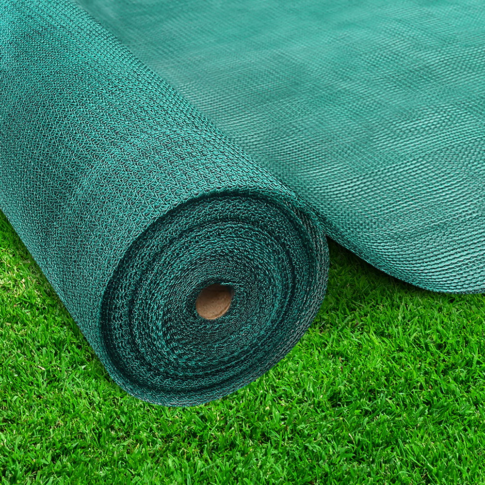 SH-CL-366X300-100-R-GR-202502281924-00 Instahut 50% Shade Cloth 3.66x30m Shadecloth Wide Heavy Duty Green - Image 1