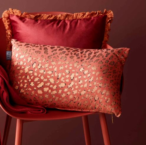 V107-1208189-200761-00 Felidea Cotton Terra Cushion by Bedding House - Image 1