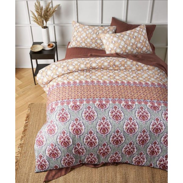 V107-5096158-200738-00 Pippa Printed Microfibre Quilt Cover Set by The Big Sleep King - Image 1