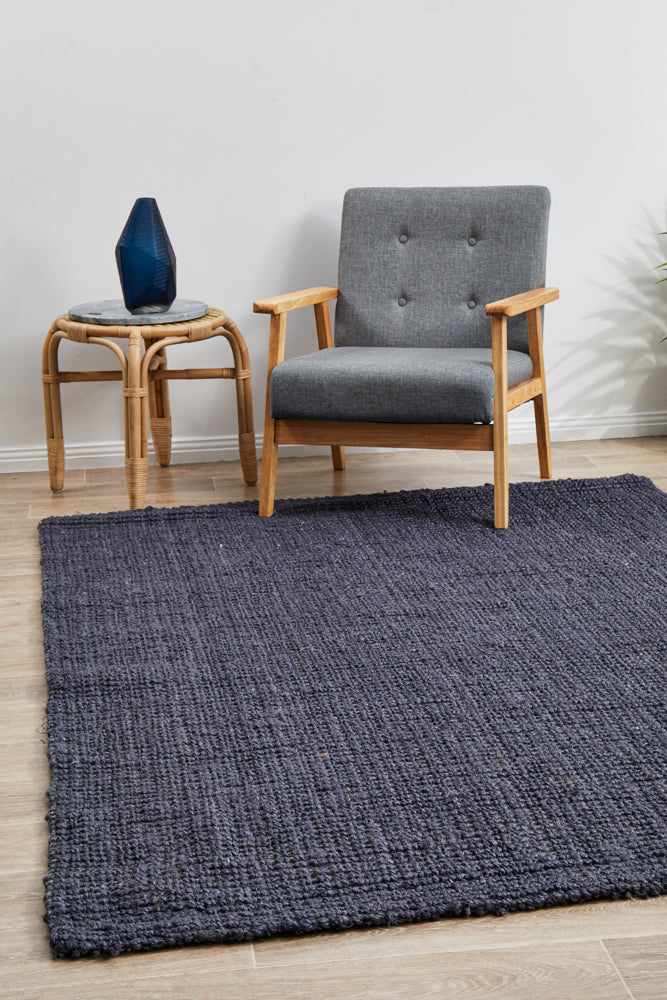 V107-ATR-BKR-NAV-270X180-207129-00 Atrium Barker Navy Rug by Rug Culture - 270X180CM - Image 1