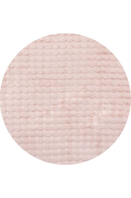 V107-BUB-BLUSH-200X200-207169-00 Bubble Blush Round Washable Rug by Rug Culture-200X200CM - ROUND - Image 1