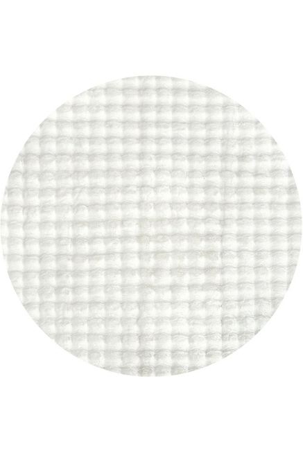 V107-BUB-WHITE-200X200-207182-00 Bubble White Round Washable Rug by Rug Culture-200X200CM - ROUND - Image 1