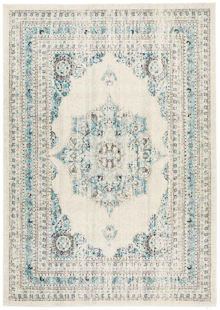 V107-CEN-922-WHT-230X160-208133-00 Century 922 White by Rug Culture - 230 x 160cm - RECTANGLE - Image 1
