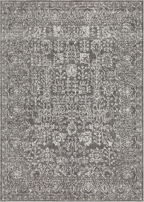 V107-EVO-256-GREY-330X240-208263-00 Evoke 256 Grey by Rug Culture -330X240CM - RECTANGLE - Image 1
