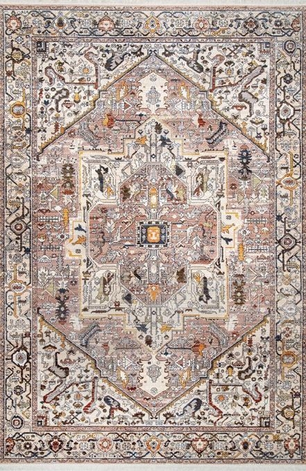V107-HRZ-MUSHROOM-165X120-208366-00 Heriz Mushroom Rug by Rug Culture -165X115CM - RECTANGLE - Image 1