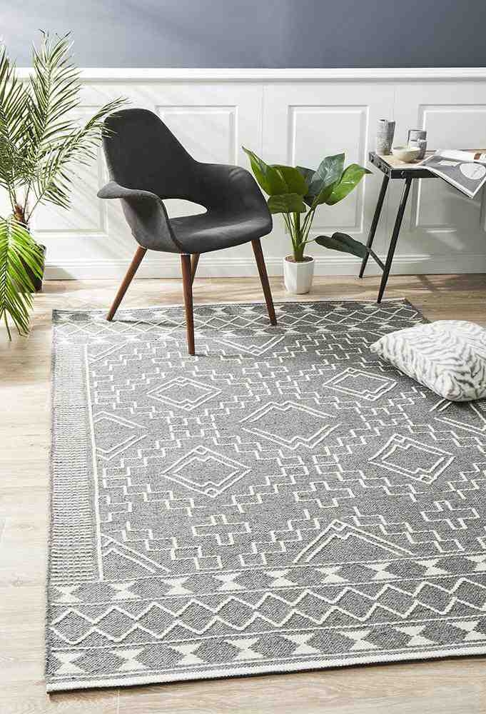 V107-HUD-802-GRY-280X190-208097-00 Hudson 802 Grey by Rug Culture - 280X190CM - RECTANGLE - Image 1