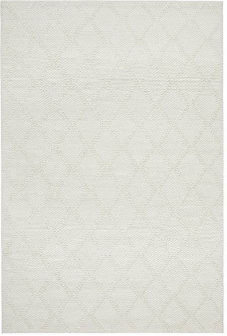 V107-HUX-WHITE-280X190-208422-00 Huxley White Rug by Rug Culture-280X190CM - RECTANGLE - Image 1