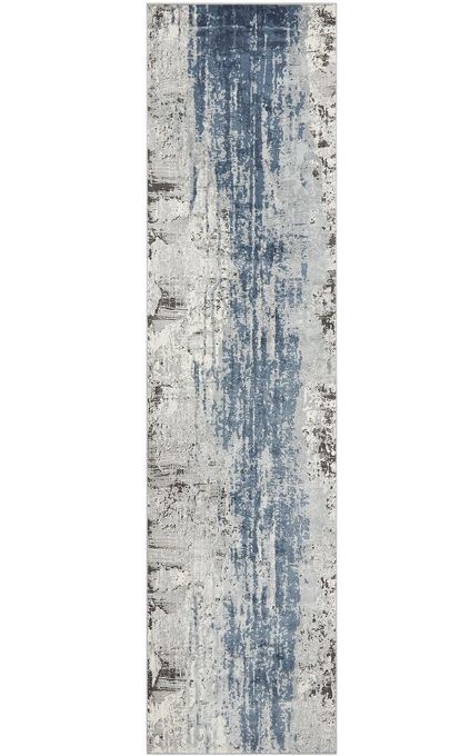 V107-KEN-1733-BLU-300X80-208568-00 Kendra 1733 Blue Runner By Rug Culture-300X80CM - RUNNER - Image 1