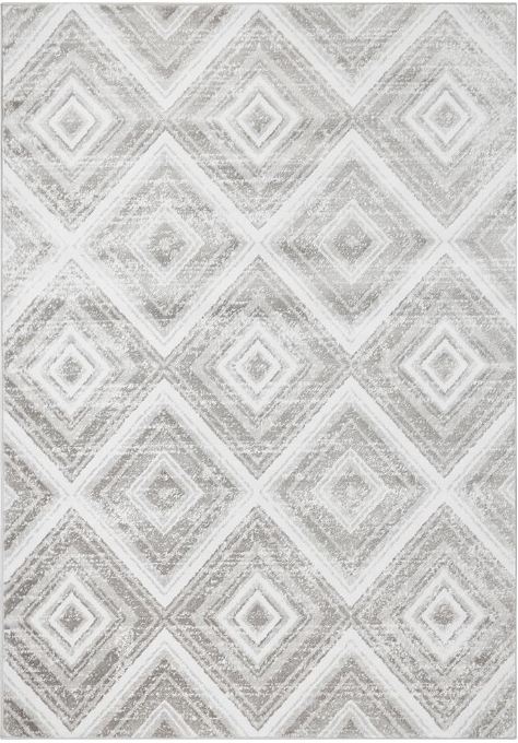 V107-MET-616-SIL-330X240-208145-00 Metro 616 Silver by Rug Culture-330X240CM - RECTANGLE - Image 1