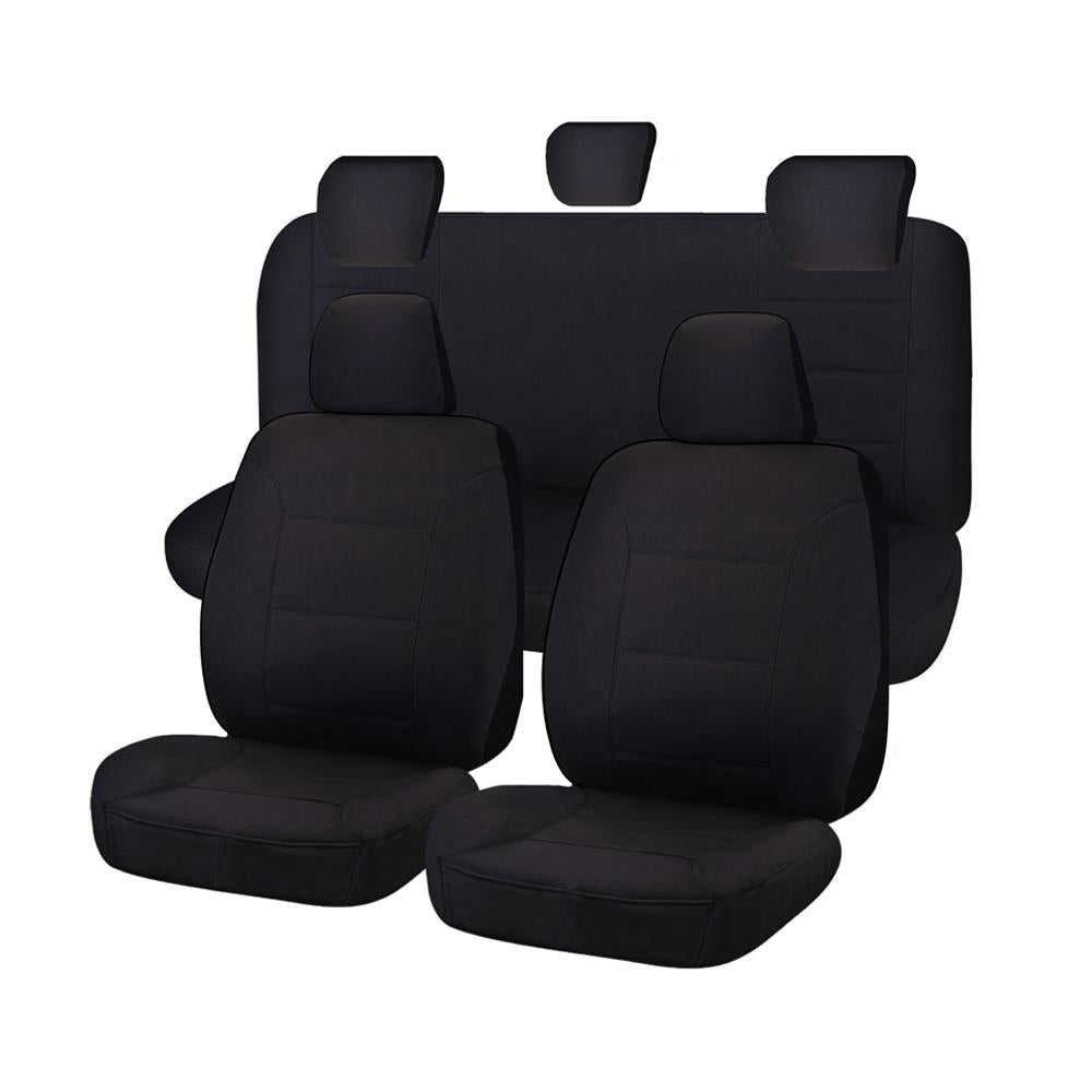 V121-ALTMHIL704_ALTMHIL704_6b189d1f-263f-42d3-ab0a-ac792a87aadc Seat Covers for TOYOTA HILUX SR - SR5 4X4 KUN26R - GGN25R 04/2005 - 06/2015 S DUAL CAB UTILITY FR BLACK ALL TERRAIN - Image 1