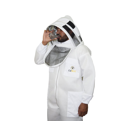 V122-OZ-1240-DSC_1043-resize_500x-00 Beekeeping Bee Suit 2 Layer Mesh Hood Style Light Weight & Ultra Cool- S - Image 1