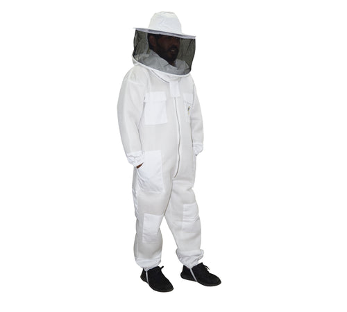 V122-OZ-12510-DSC_1021-resize_500x-00 Beekeeping Bee Suit 2 Layer Mesh Round Head Style Ultra Cool & Light Weight - S - Image 1