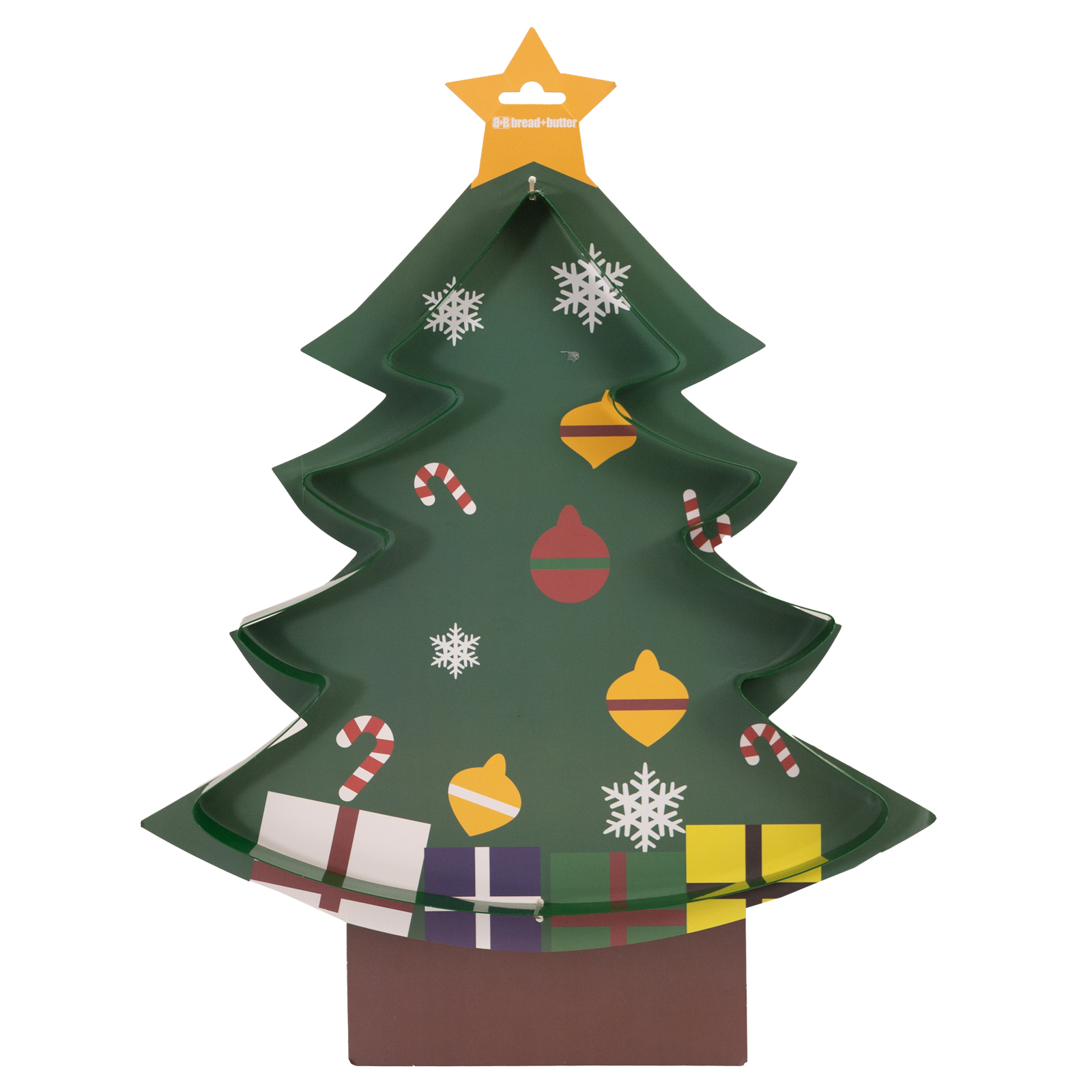 V160-10004465-195102-00 Bread and Butter Jumbo Tree Cookie Cutter - Image 1