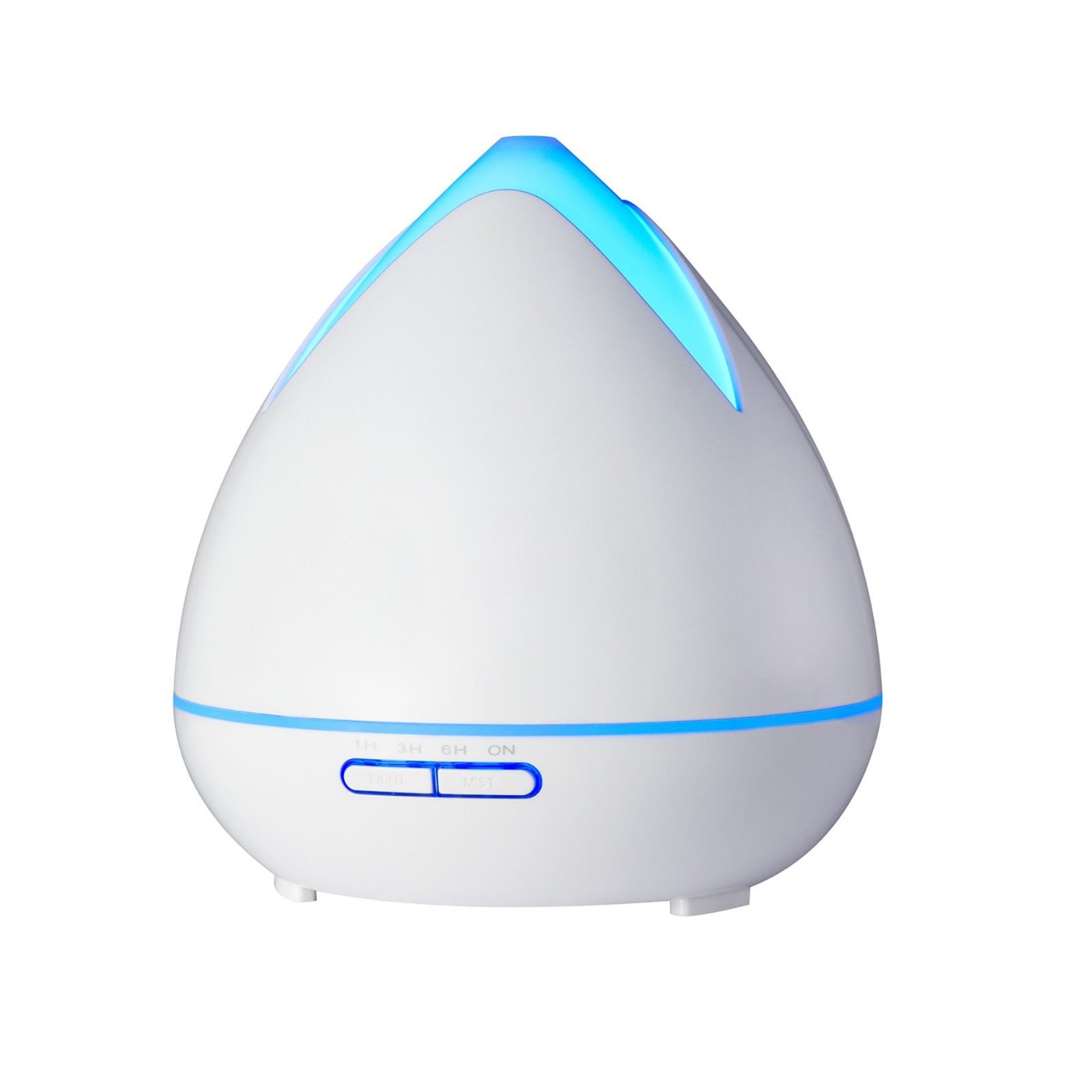 V160-501660_V160-501660-02_1 Essential Oils Ultrasonic Aromatherapy Diffuser Air Humidifier Purify 400ML - White - Image 1