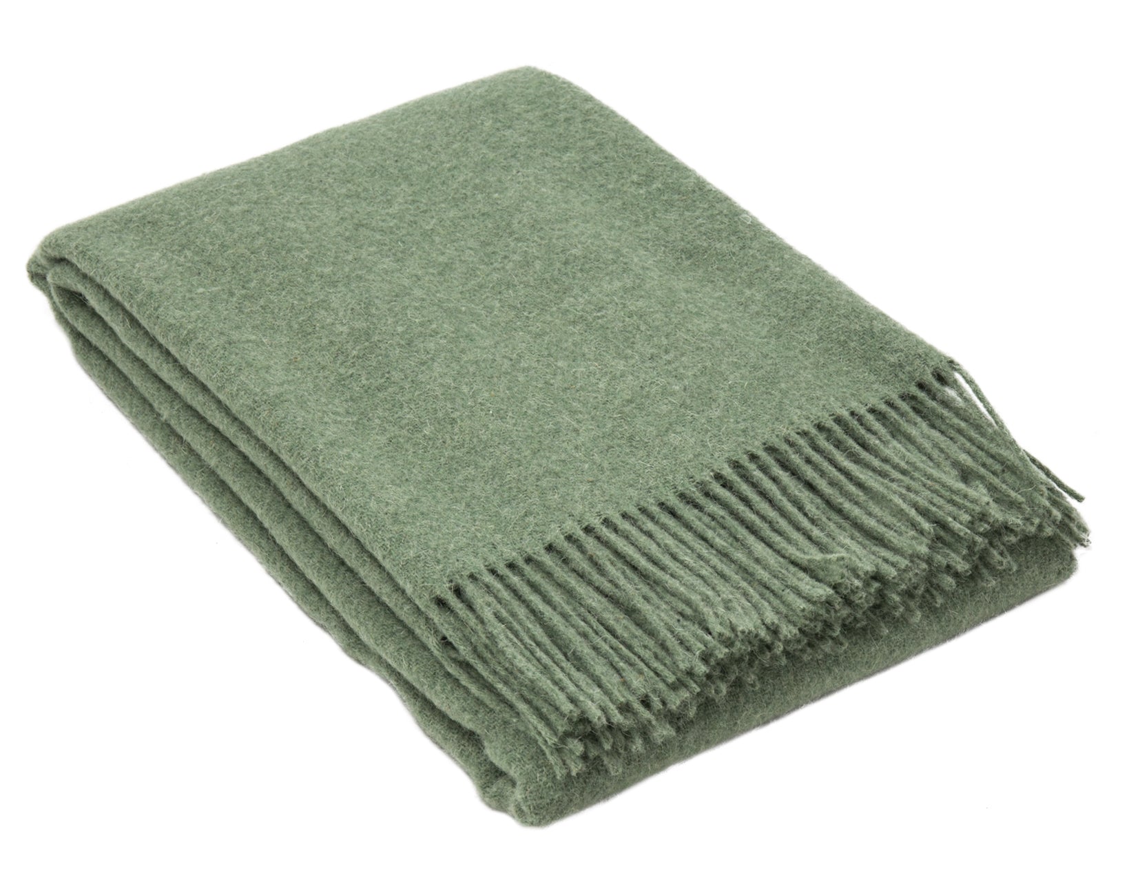 V164-BR17_BR17_1024x1024_2x Brighton Throw - 100% NZ Wool - Sage - Image 1