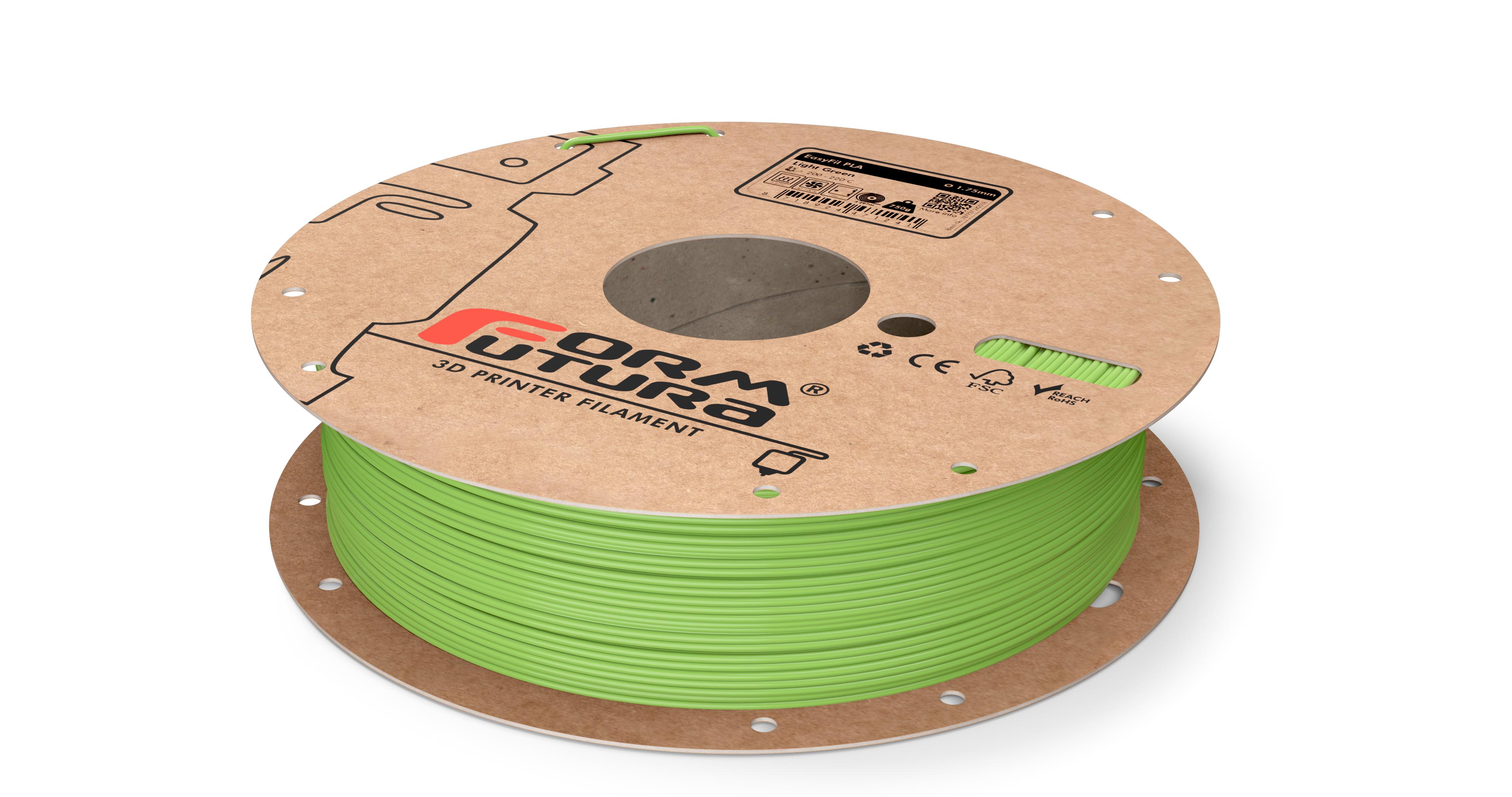 V177-175EPLA-LIGR-0750_EasyFil-PLA-Light-Green-175-750g__59395_1 PLA Filament EasyFil PLA 1.75mm Light Green 750 gram 3D Printer Filament - Image 1