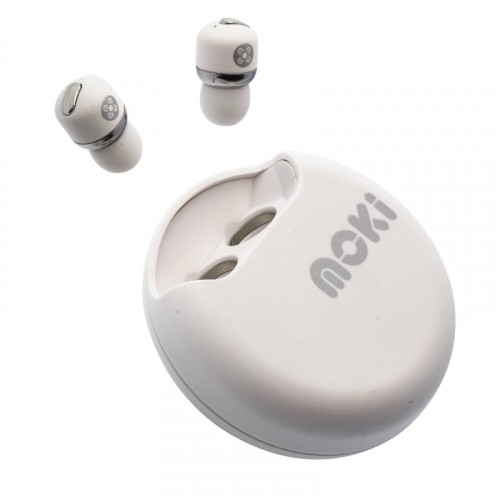 V177-ACC_PAIRW-moki-pairbuds-glamour-white-3807-500x500__68568-00 Moki PairBuds Bluetooth Earphones White - Image 1