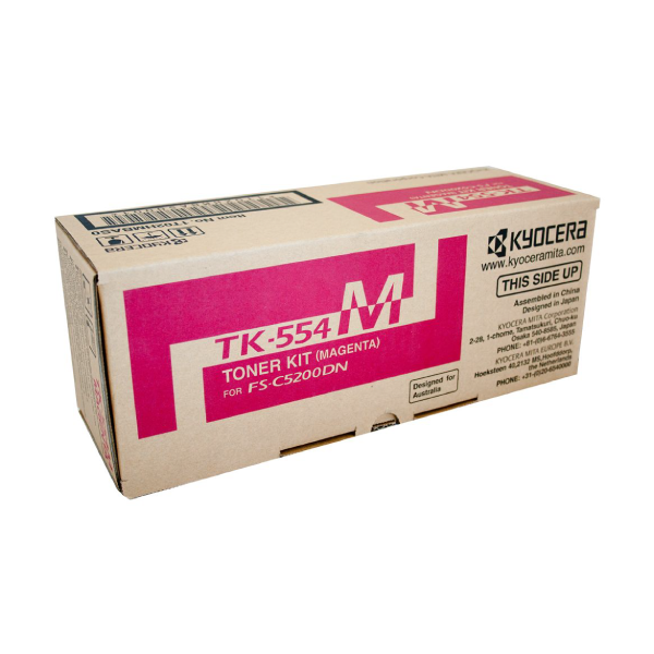 V177-AL-KYTK-554M-TK-554M__20504-00 KYOCERA MAGENTA TONER KIT FS-C5200DN 6K PAGES - Image 1