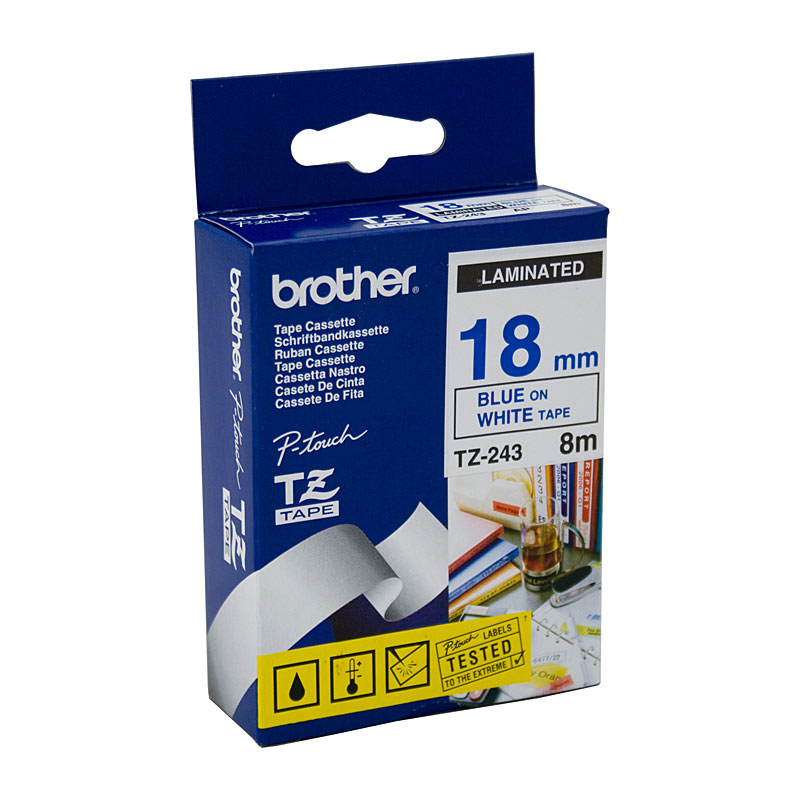 V177-D-BTZ243_uc__71589_1 BROTHER TZe243 Labelling Tape - Image 1