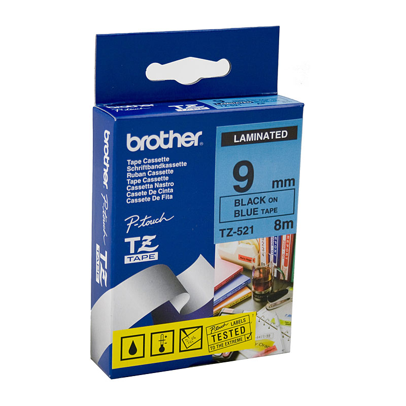 V177-D-BTZ521_uc__78640_1 BROTHER TZe521 Labelling Tape - Image 1