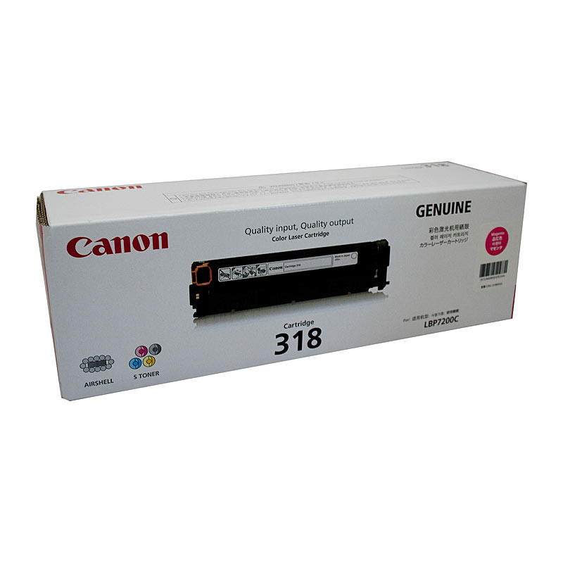 V177-D-CART318M_uc__72780_1 CANON Cartridge318 Magenta Toner - Image 1