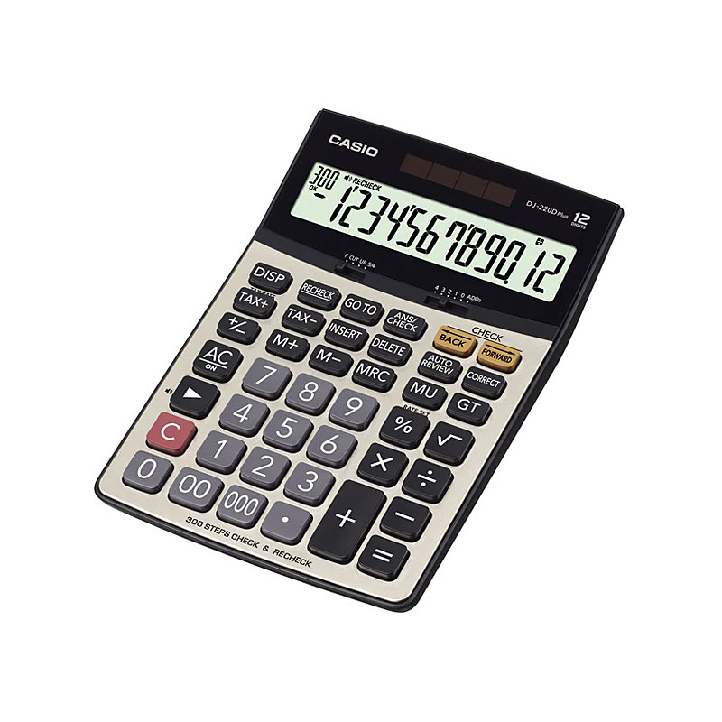 V177-D-CASDJ220DPLUSBP-uc__79609-00 CASIO DJ220DPLUS Calculator - Image 1