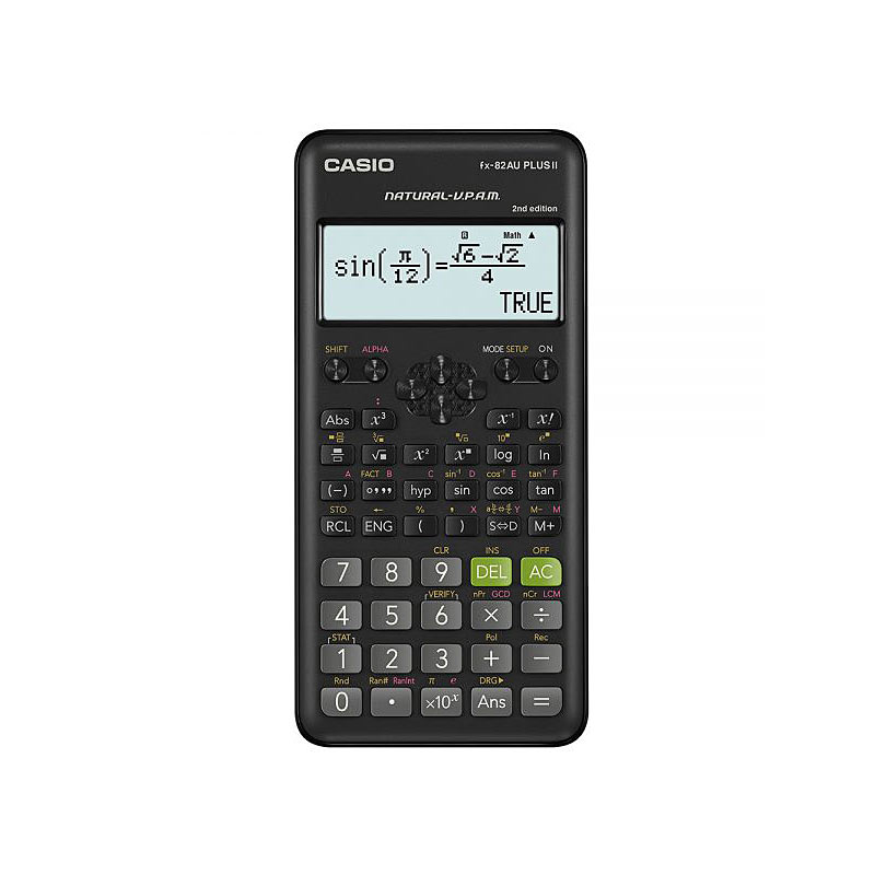V177-D-CASFX82AUPL2NDBP_uc__35118_1 CASIO FX82AU PLUSII 2nd Ed Scientific calculator for the Australian Education system - Image 1