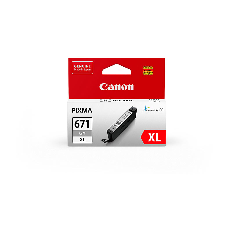 V177-D-CI671XLGY_uc__28147_1 CANON CLI671XL Grey Ink Cartridge - Image 1