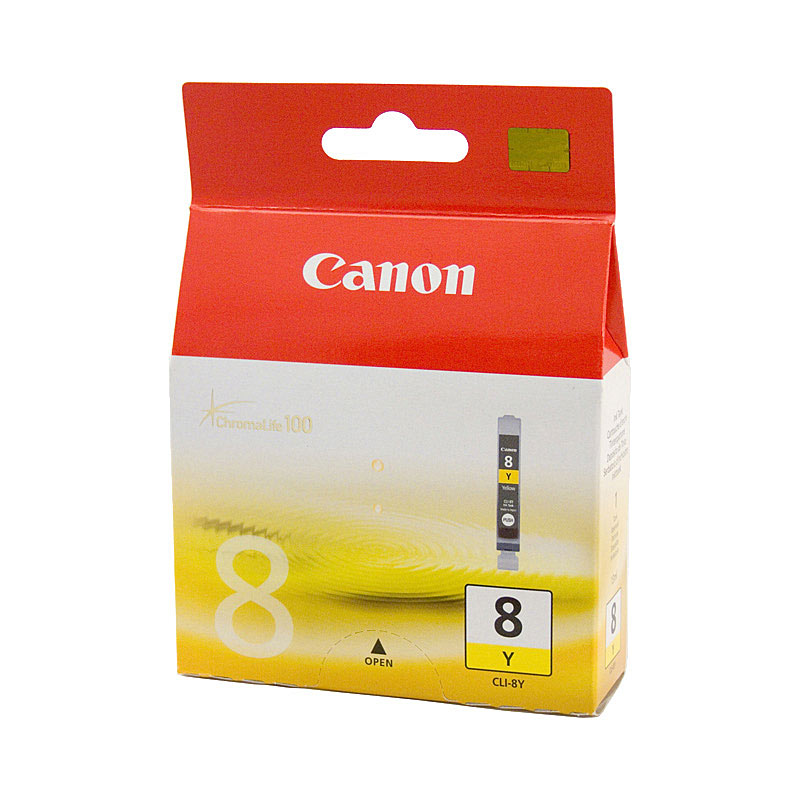 V177-D-CI8Y_uc__44250_1 CANON CLI8Y Yellow Ink Cartridge - Image 1