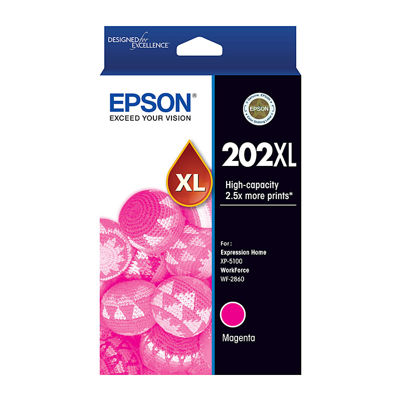 V177-D-E202MXL_uc__14937_1 EPSON 202XL Magenta Ink Cartridge - Image 1