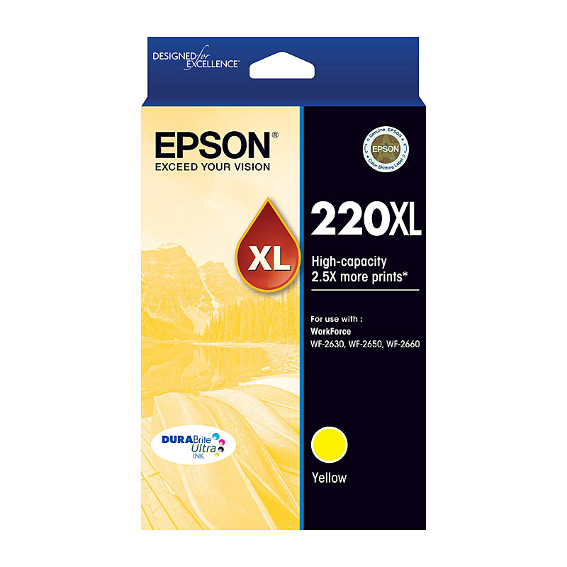 V177-D-E220YXL_uc__26249_1 EPSON 220XL Yellow Ink Cartridge - Image 1